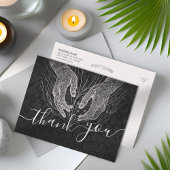 Carte Postale Thérapie de Massage Mains de Guérison Energie Spa