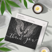 Carte Postale Thérapie de Massage Mains de Guérison Energie Spa