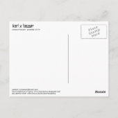 Carte Postale thérapie du vêtement (Dos)