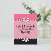 Carte Postale Thérapie pour amie (Debout devant)