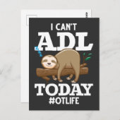 Carte Postale Thérapie professionnelle ADL (Devant / Derrière)