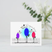 Carte Postale Thérapie respiratoire Cadeaux "Ambu Birds" (Debout devant)