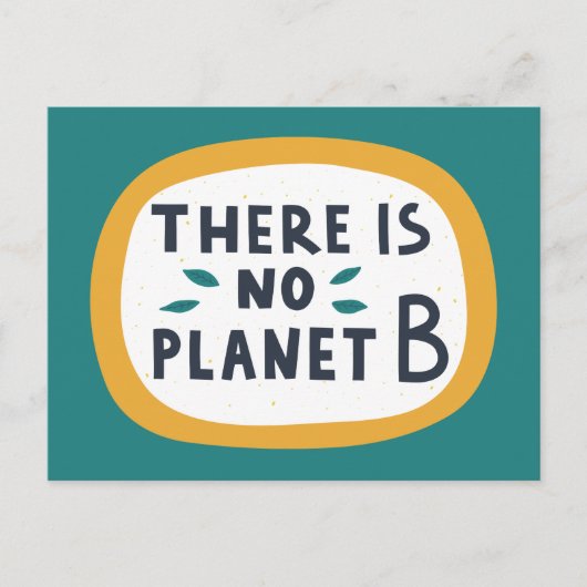 Carte Postale There Is No Planet B (Devant)