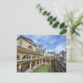 Carte Postale Thermes romains en Angleterre Bath (Debout devant)