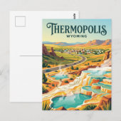 Carte Postale Thermopolis USA (Devant / Derrière)