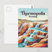 Carte Postale Thermopolis Wyoming (Devant / Derrière)