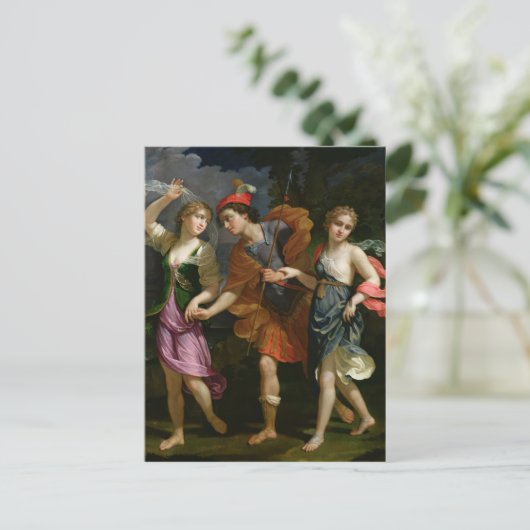 Carte Postale Thésée avec Ariane et Phaedra (Debout devant)