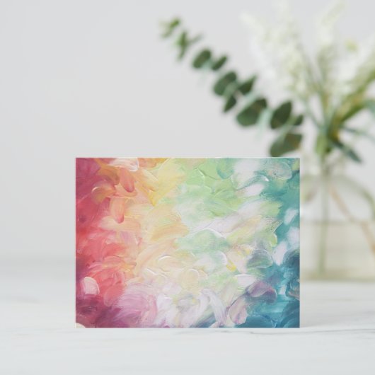 Carte Postale Thick Textured Abstract (Debout devant)