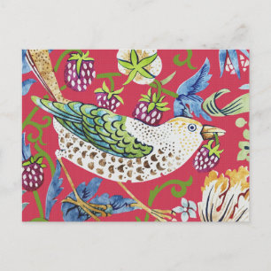 Carte Postale Thief fraise William Morris