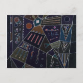 Carte Postale Thin Threads, 1943 par Wassily Kandinsky (Devant)