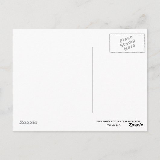 Carte Postale Think Big Postcard (Dos)