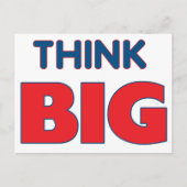 Carte Postale Think Big Postcard (Devant)