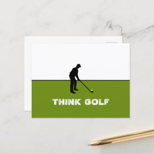 Carte Postale Think Golf, Pro Golf