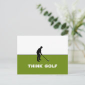 Carte Postale Think Golf, Pro Golf (Debout devant)