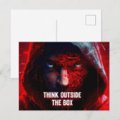 Carte Postale think outside the box (Devant / Derrière)