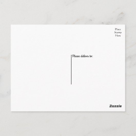 Carte Postale Thinking of you (Dos)