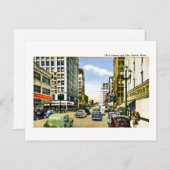 Carte Postale Third Avenue and Pike, Seattle, Washington (Devant / Derrière)