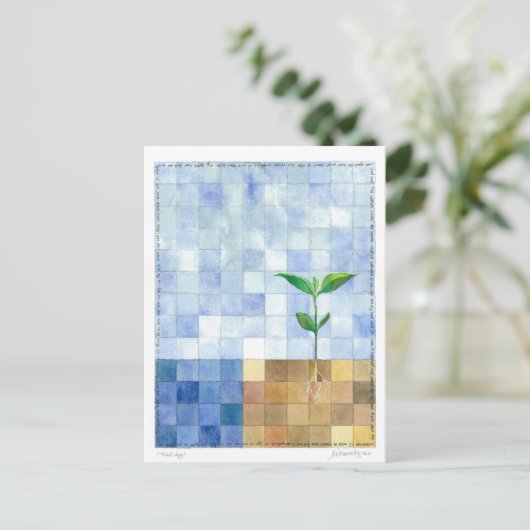 Carte Postale Third Day (7 days of creation) Postcard (Debout devant)