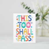 Carte Postale This Too Shall (Debout devant)
