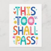 Carte Postale This Too Shall (Devant)