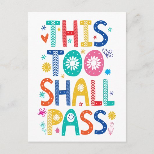 Carte Postale This Too Shall (Devant)