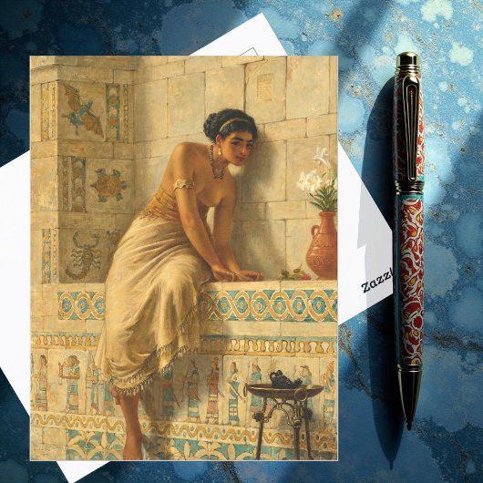 Carte Postale Thisbe, Edwin Long (anglais, 1829 - 1891)