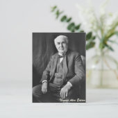 Carte Postale Thomas Alva Edison (Debout devant)