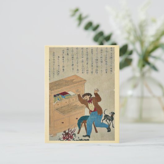 Carte Postale Thomas Carlyle, auteur (Debout devant)