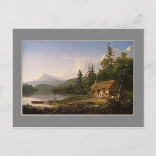 Carte Postale Thomas Cole, Home in the Woods, 1847. (Devant)