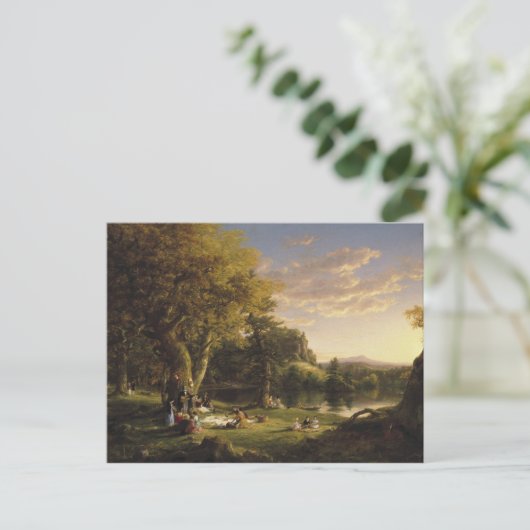 Carte Postale Thomas Cole - Le Pic-Nic (Debout devant)