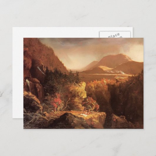Carte Postale Thomas Cole- Paysage avec figures (Devant / Derrière)