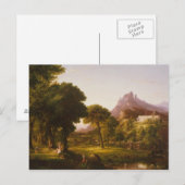 Carte Postale Thomas Cole - Rêve d'Arcadia (Devant / Derrière)