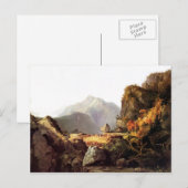 Carte Postale Thomas Cole - Scène de "La Dernière des Mohicans" (Devant / Derrière)