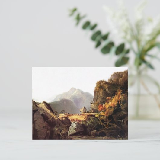 Carte Postale Thomas Cole - Scène de "La Dernière des Mohicans" (Debout devant)