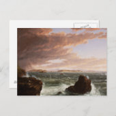 Carte Postale Thomas Cole - Vue sur la baie de Frenchman (Devant / Derrière)