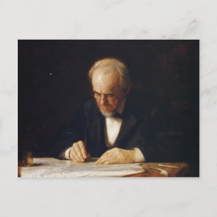 Carte Postale Thomas Eakins-Le Maître D'Écriture (Benjamin Eakin