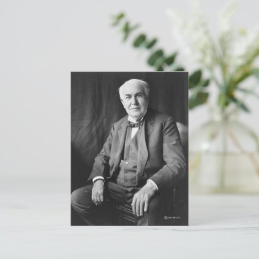 Carte Postale Thomas Edison (Debout devant)