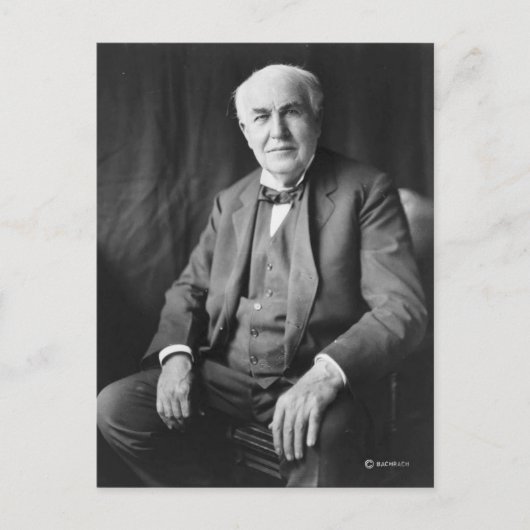 Carte Postale Thomas Edison (Devant)