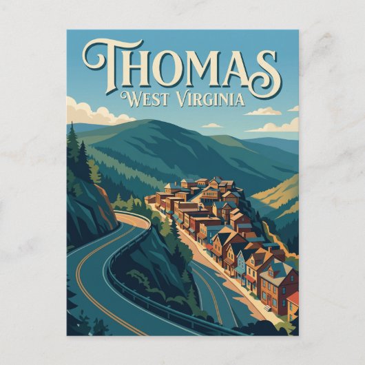Carte Postale Thomas États-Unis (Devant)