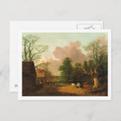 Carte Postale Thomas Gainsborough | A Landscape with Figures, Fa (Devant / Derrière)