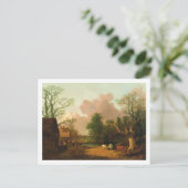 Carte Postale Thomas Gainsborough | A Landscape with Figures, Fa (Debout devant)
