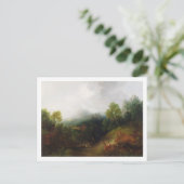 Carte Postale Thomas Gainsborough | A Mountain Valley with Rusti (Debout devant)