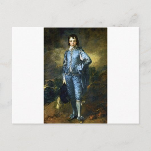 Carte Postale Thomas Gainsborough Art Peinture : Le Garçon Bleu (Devant)