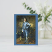 Carte Postale Thomas Gainsborough art : The Blue Boy (Debout devant)