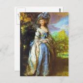 Carte Postale Thomas Gainsborough - Sophia Charlotte (Devant / Derrière)