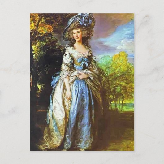 Carte Postale Thomas Gainsborough - Sophia Charlotte (Devant)