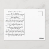 Carte Postale Thomas Hunt et l'Amérique 1852 (Dos)