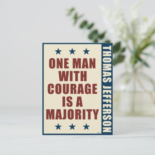 Carte Postale Thomas Jefferson (Debout devant)