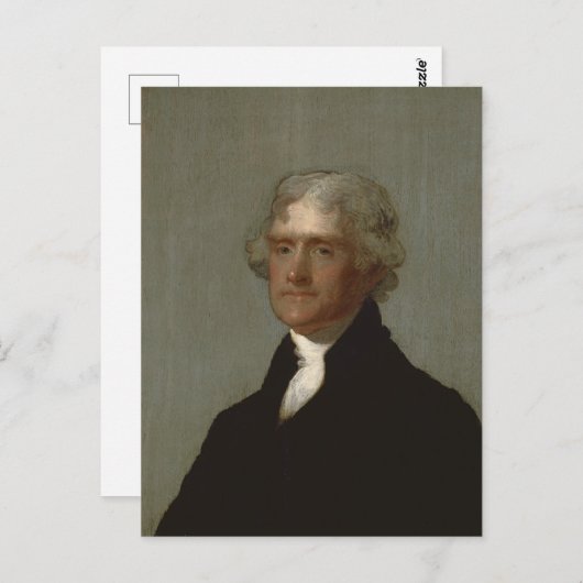 Carte Postale Thomas Jefferson (Devant / Derrière)