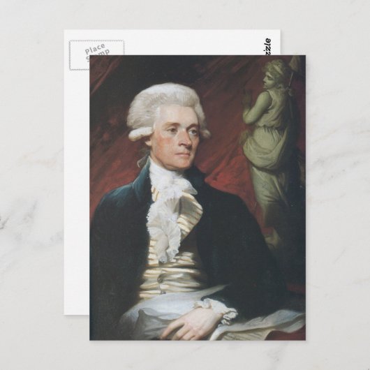 Carte Postale Thomas Jefferson (Devant / Derrière)